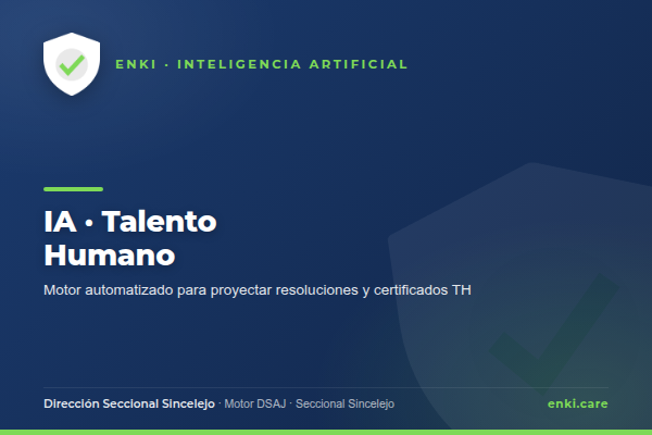 IA · Talento Humano en ENKI